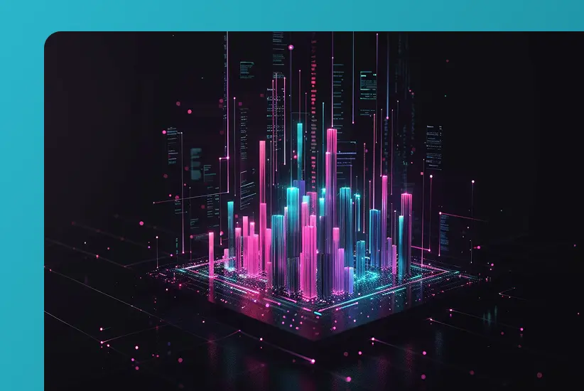 Data analytics and digital marketing growth illustration